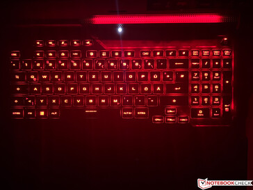 Iluminação do teclado