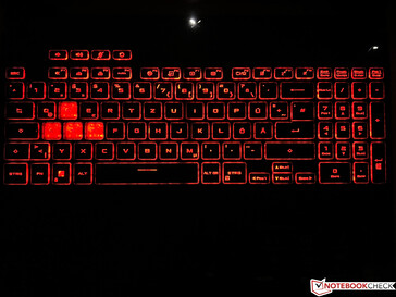 iluminação do teclado