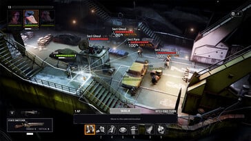 Uma imagem mostrando uma luta em Mutant Year Zero: Road to Eden.