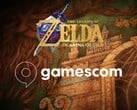 Divulgação do banner do remake de *Ocarina of Time* e da Gamescom