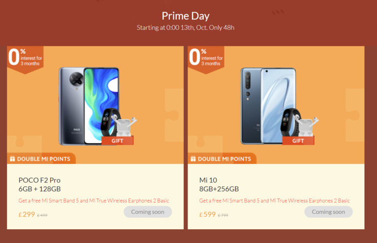 O Poco F2 Pro e o Mi 10 estão à venda esta semana. (Fonte da imagem: Xiaomi)