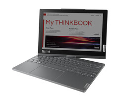 O ThinkBook Plus Twist tem um design CNC unibody e um colorway Storm Grey. (Fonte da imagem: Lenovo)