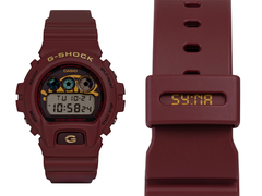 O novo relógio da colaboração Casio x Central Cee (na foto) tem uma base DW-6900. (Fonte da imagem: Casio)