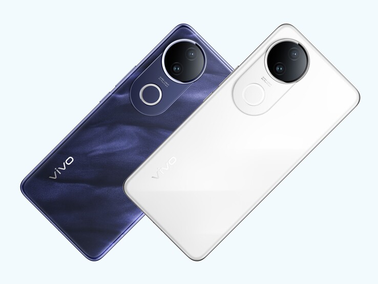 O smartphone Vivo T4R vem nas cores branco ártico e azul crepúsculo (Fonte da imagem: Vivo)
