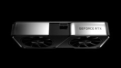 A NVIDIA GeForce RTX 3070 Ti parece ter 16 GB de VRAM, o dobro da RTX 3070. (Fonte da imagem: NVIDIA)