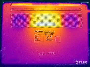 Teste de estresse de temperatura da superfície (parte inferior)