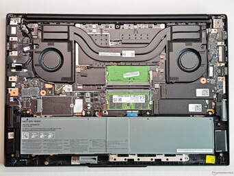 A unidade de resfriamento do ThinkPad P16v Gen 3 pode suportar 80 Watts. (fonte da imagem: Notebookcheck)