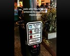 Um TikTok (captura de tela) mostrando o botão de faixa de pedestres hackeado em Palo Alto. (Fonte da imagem: rosecampau no TikTok)