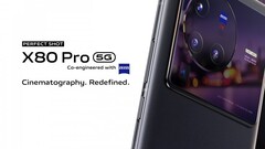 O X80 Pro não está recebendo uma versão Plus. (Fonte: Vivo)