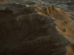 Uma imagem decorativa. Na foto, uma vista aérea de uma montanha (Fonte da imagem: Harrison Steen via Unsplash; cortada)