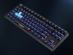 O Aethon 550 TKL estará disponível na UE por 129 euros. Na foto: uma imagem promocional do teclado para jogos. (Fonte da imagem: Acer)