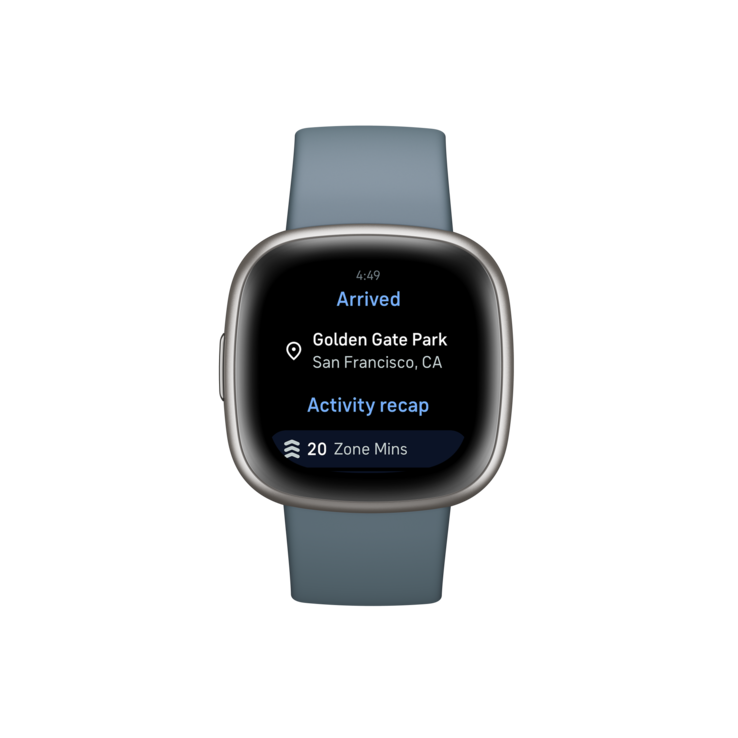 O Google Maps chegará em breve no Fitbit Sense 2 e no Versa 4 smartwatches. (Fonte de imagem: Fitbit)