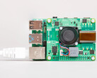 O PoE+ HAT é um HAT relativamente curto para as placas de Raspberry Pi. (Fonte de imagem: Raspberry Fundação Pi)