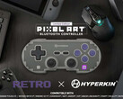 O Hyperkin Pixel Art Wireless Controller é uma versão moderna do controle do SNES. (Fonte da imagem: Hyperkin)