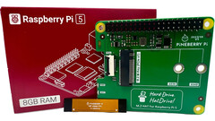 A Pineberry Pi lança o Top e Bottom HatDrive para o Raspberry Pi 5 SBC (Fonte da imagem: Pineberry)