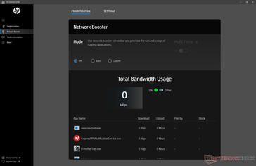 O Network Booster pode ser usado para bloquear certas aplicações de conexão à Internet