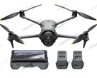 O controle remoto RC Pro 2 da DJI tem um design inovador com uma tela dobrável. (Fonte da imagem: via Igor Bogdanov)