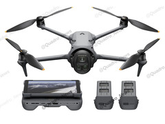 O controle remoto RC Pro 2 da DJI tem um design inovador com uma tela dobrável. (Fonte da imagem: via Igor Bogdanov)