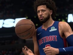 DLSS 5 com renderização neural ativada no NBA 2K27.