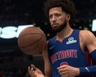 DLSS 5 com renderização neural ativada no NBA 2K27.
