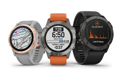 A Garmin continua a trazer pequenas mudanças para a série Fenix 6 e seus pares. (Fonte da imagem: Garmin)