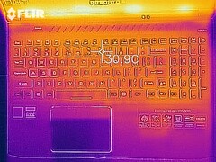 Desenvolvimento de calor - Topo (ocioso)