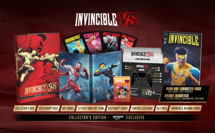Conteúdo da Invincible VS Collector's Edition exclusiva para PlayStation 5.