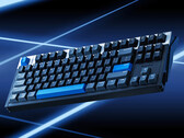 Teclado para jogos Iqunix EZ80 Hall-effect na cor azul