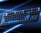 Teclado para jogos Iqunix EZ80 Hall-effect na cor azul