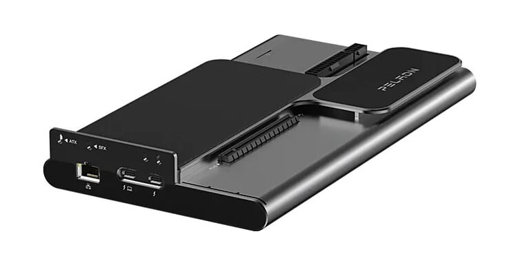 A Peladn esconde a expansão do SSD M.2 na parte inferior do Link S-3. (Fonte da imagem: Peladn)