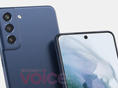 A primeira apresentação da próxima edição do Galaxy S21 FE vazou. (@OnLeaks/Voice)