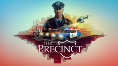 Arte oficial de The Precinct, com o policial Nick Cordell Jr. e os principais temas visuais (Fonte da imagem: Fallen Tree Games via Games Press)