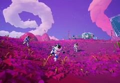 Astroneer é um jogo de sobrevivência de ficção científica com modo cooperativo para quatro jogadores e muitas cores brilhantes. (Fonte da imagem: Steam)