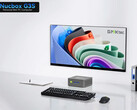 O NucBox G3S custa a partir de US$ 139,99. Na foto: uma imagem promocional do mini PC. (Fonte da imagem: GMK - editado)