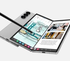 O Galaxy Z Fold6, assim como o Z Fold5 e o Z Fold4 antes dele, apresentava uma câmera sob o display. (Fonte da imagem: Samsung)