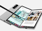 O Galaxy Z Fold6, assim como o Z Fold5 e o Z Fold4 antes dele, apresentava uma câmera sob o display. (Fonte da imagem: Samsung)