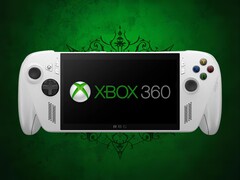 Asus ROG Xbox Ally executando o emulador de Xbox 360 (Fonte da imagem: Xbox Wire, Asus com edições)