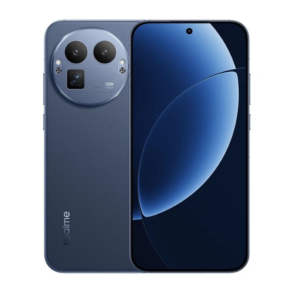 A cor Urban Blue do Realme GT 8 Pro tem aparência de couro. (Fonte da imagem: Realme)
