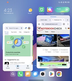 Multitarefa com o recurso Floating Windows do MIUI 14.1.