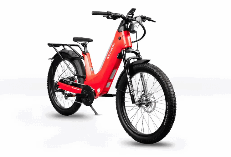 A e-bike Segway Xafari possui um motor de cubo traseiro de 750 W (Fonte da imagem: Segway)