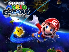 O banner do Super Mario Galaxy é mostrado (Fonte da imagem: Nintendo of America com edições)