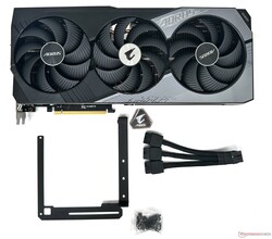 Aorus GeForce RTX 4070 Ti Master - Acessórios in-box