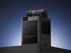 Impressora 3D H2D da Bambu Lab com AMS 2 Pro e AMS HT na parte superior (Fonte da imagem: Bambu Lab)