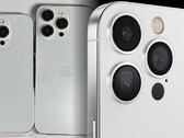 Não há muitas diferenças entre o iPhone 14 Pro réplicas (L) e o conceito do iPhone 15 Pro (R). (Fonte de imagem: SonnyDickson &amp; TechnizoConcept - edited)