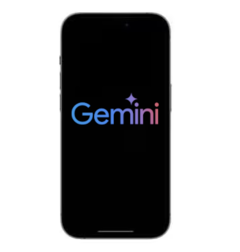 O Google Gemini pode aparecer em breve no iOS. (Fonte da imagem: Apple e Google, com edições)