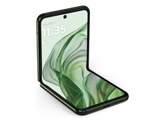 O Motorola Razr+ 2024 está disponível em quatro cores, incluindo Spring Green. (Fonte da imagem: Motorola)