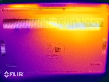 Temperaturas da superfície - Teste de estresse (fundo)