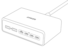 O Anker Prime Charger (200W, 6 Ports, GaN) é um novo acessório para desktop. (Fonte da imagem: u/joshuadwx via Reddit)