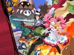 Arte oficial do jogo “Disgaea Mayhem”, apresentando o mercenário N.A.