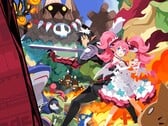 Arte oficial do jogo “Disgaea Mayhem”, apresentando o mercenário N.A.